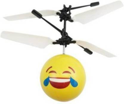wonder digital emoji ball helicopter toy Hand Sensor Flying Smiley Emoji | Toy Helicopter Toy Children