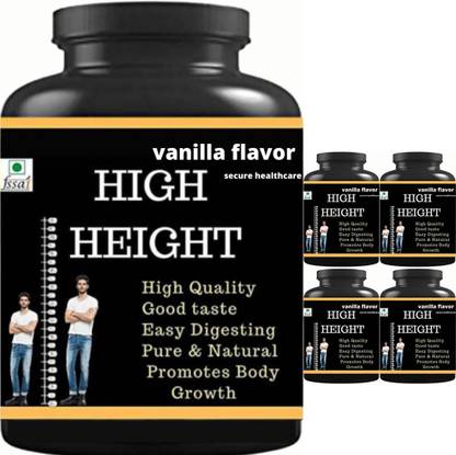 Secure Healthcare high height vanilla flavor pack of 5 height