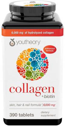 Youtheory Collagen with Vitamin C, 390 count
