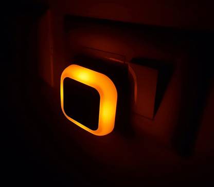 QERINKLE 0.5W LED Sensor Plug Night Lamp for Bedroom Office Living Room Night Lamp