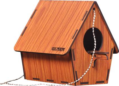 LAKSHMINARAYAN SALES Wooden Bird House for Sparrow NEST for Sparrow | chidiya ghar | Bird Home for GAURDEN | Balcony or Backyard - Set-1 Bird House