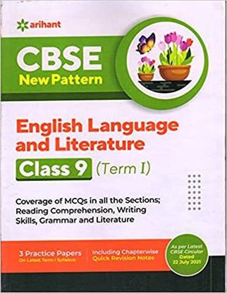 CBSE New Pattern English language and literature Class 9 for 2021-22 Exam (MCQs based book for Term 1)