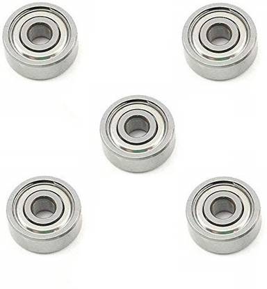 Sauran Pack of 5 Ball Bearing 8mm inner and 22mm outer Dia for Angle Grinders, 3D Printer, Robotics & DIY Projects Wheel Bearing