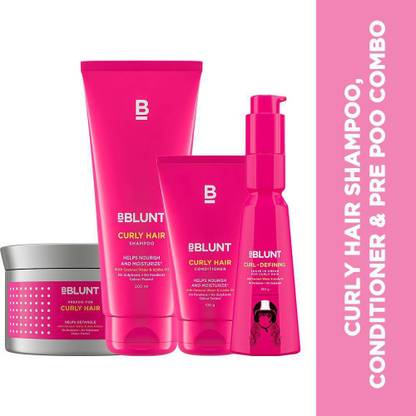BBlunt Curly Hair Shampoo, Conditioner, Pre-Poo & Leave In Cream