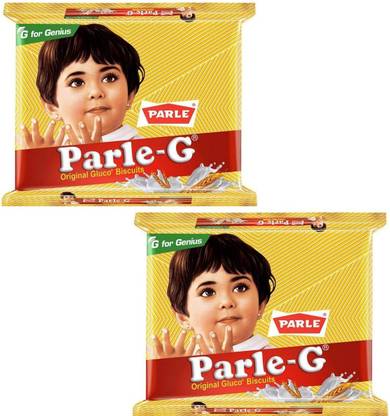 PARLE G Glucose Biscuit, 800g, Set Of 2 Plain Biscuit