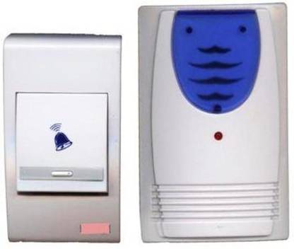 HVG TRADERS Plastic Wireless Remote Control Door Calling Bell Wireless Doorbell Long Range Waterproof Push Button Wireless Door Chime Wireless Door Chime