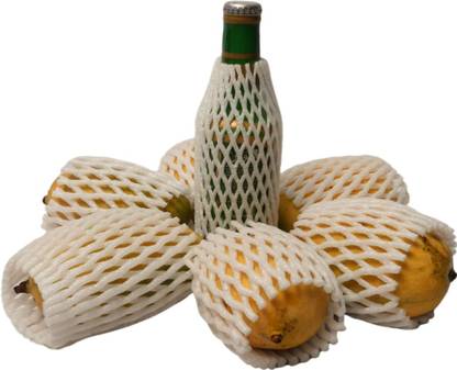 Simandhar Fruit Foam Net 100 Nos. For Mango , Guava , , Egg, Glass Bottle Safety Packaging Net, Packing EPE Fruit Foam Net (50mm Width, 150 Length) Polypropylene Fruit & Vegetable Basket