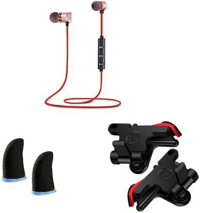 Lkm Change The Trend Gaming Pubg Trigger With MEGNET Bluetooth And Finger Sleeve Combo Set Designed for Gaming