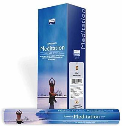 Snehraje solution Darshan International Incense Meditation 120 Sticks in A Six Pack. Darshan, Hand Made in India.