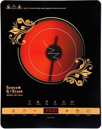 SURYA KSTAR 2000 W Radiant Cooktop Touch Panel