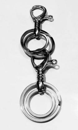 ROYALHUB STYLISH SET OF TWO HOOK KEY CHAIN / COOL LOOKING KEY RINGS (SET OF 2) Key Chain