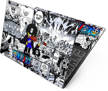 Techfit HD Printed Easy to Install Full Panel Laptop Skin/Sticker/Stretchable Vinyl/Cover for all Size Laptops upto 15.6 inch No Residue, Bubble Free - One Piece Self Adhesive Vinyl Laptop Decal 15.6