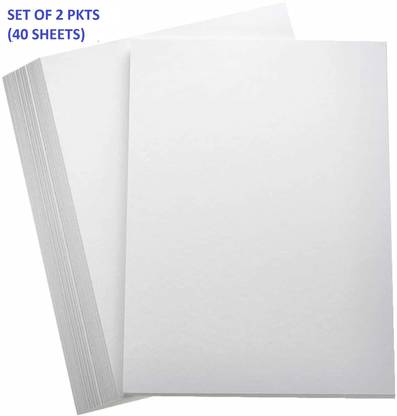 Yushuu White Plain Practical/Assignment Sheet (40 sheets) Unruled A4 120 gsm, 130 gsm A4 paper