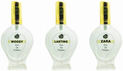The perfume Store WOODY LASTING ZARA Regular Pack of 3 Eau de Parfum  -  180 ml