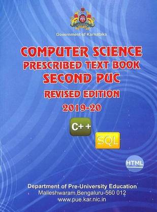 2nd PUC Computer Textbook