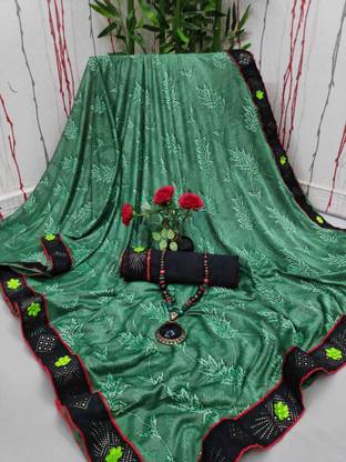 Fashion Lycra Blend Saree