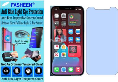 Fasheen Tempered Glass Guard for APPLE I PHONE 12 PRO MAX (Impossible UV AntiBlue Light)