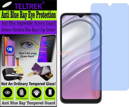 TELTREK Tempered Glass Guard for MOTO G20 (Impossible UV AntiBlue Light)