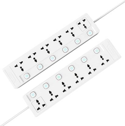Cablet Cablet 6 way Extension Board , 6 switches, 4.5 m cable 6  Socket Extension Boards