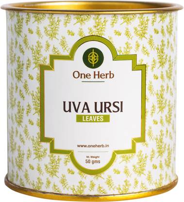 one herb Uva Ursi Tea 50g, Superherb for UTI, Helps Improve Kidney Functions, UTI Relief Tea, Bearberry Herbal Tea Tin
