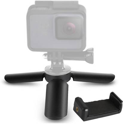 POZUB MT001 Buy MINI TRIPOD Stand Handle Grip with Clip ,Multi-Use Selfie Stick Desktop Online Course Video Recording Special Design for Streaming, Video Blogs,online Classes, Presentation, ACTION CAMERA ,Creating Product Demos, Vlog,Chase Drama Mobile Video Stand Mobile Stand holder in Gimbal Stabilizer,Gimbal inMonopods|Tripod stand for camera||gimbal for smartphone|,Tripod stand for mobile Tripod, Monopod, Monopod Kit, Tripod Ball Head, Tripod Bracket, Tripod Clamp, Tripod Kit
