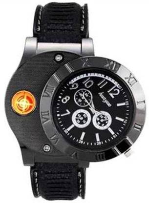 CHG Watch Cigarette Lighter_Black Pocket Lighter