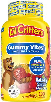 L'il Critters Gummy Vites Complete Multivitamin, 190 Count
