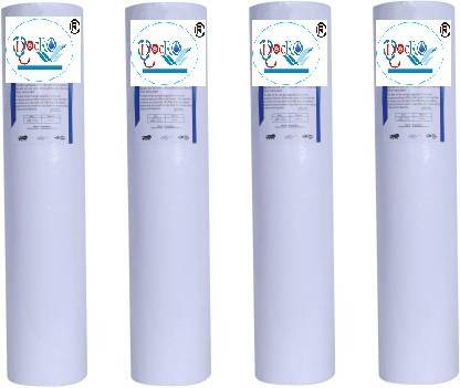 DOC RO 20"x4.5" Jumbo PP Spun Filter Candle 5 Micron (800 Grams) - Pack of 4 FOR INDUSTRIAL RO PLANTS 50 LPH 100 LPH 200 Solid Filter Cartridge