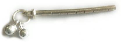 Shree Jewellers Shree jewellers Small Size Silver bansuri for Krishna, Ladu Gopal Ji, Bal Krishna Silver Flute for Lord Krishna, Janmashtami Pooja Thakur G for {0-3 no. Size} Silver Yantra