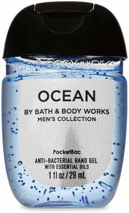 BATH & BODY WORKS  Gel Ocean For Men Hand Sanitizer Bottle