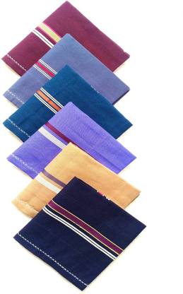 THUNDER THUNDER02 ["Multi Color Plain Strips"] Handkerchief