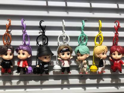 Gohaps TINY TAN BTS-BT21-Black-Jk keychain Key Chain