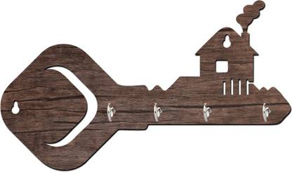 Bikri Kendra Wood Key Holder