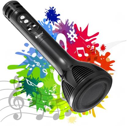 VRJTEC DESIGN 2 Wireless Microphone HiFi Speaker & Mike Microphone