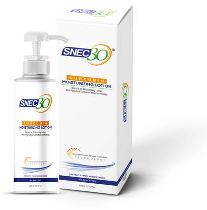 SNEC30 CURCUMIN MOISTURIZING LOTION (WORLD'S 1ST LOTION WITH PATENTED CUCUMIN NANO-TECHNOLOGY) - 100ml x 2
