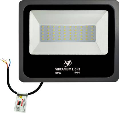 VIBRANIUM LIGHT 50W FLOOD LIGHTG , COOL WHITE , DC (PACK OF - 1) Flood Light Outdoor Lamp