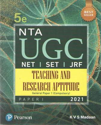 Nta Ugc Net Set Jrf Teaching And Research Aptitude Paper 1 (5th Edition,2021)