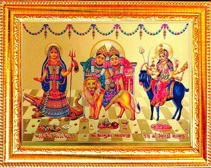 SUNINOW KHODIYAR MATA | CHAMUNDA MATA | MELDI MATA PHOTO FRAME | HINDU GODDESS Religious Frame