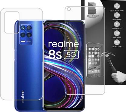 DESIBUZZ Front and Back Screen Guard for Realme 8s 5G
