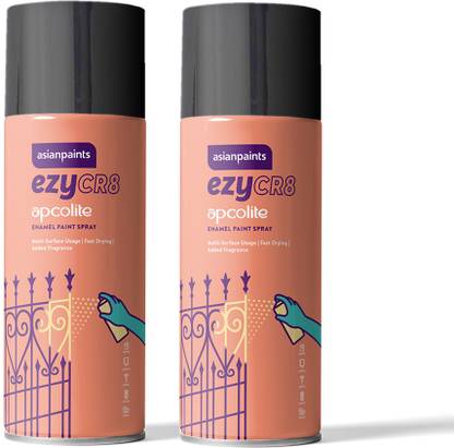 Asian Paints Black Spray Paint 600 ml