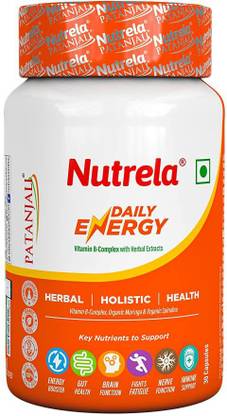 NUTRELA Daily Energy Capsules With Vitamin B-Complesand Herbal