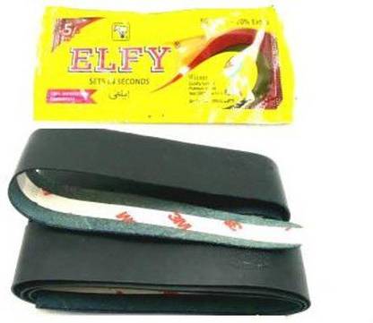 Dvis Black leather grip Handle Bar Grip For Royal Enfield Universal For Bike