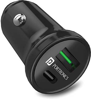 Portronics 15 W Qualcomm 3.0 Turbo Car Charger