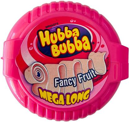 Hubba Bubba Fancy Fruit Flavoured Mega Long Bubble Gum Tape Imported 56g fruit Chewing Gum
