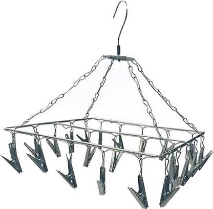 bilAnca Rust Proof Drying Clothes Hanger Clips Stand Hanging Baby Cloth Dryer Balcony Drying Napkins Undergarments Socks Ties Cloth Pegs Stainless Steel Cloth Clips