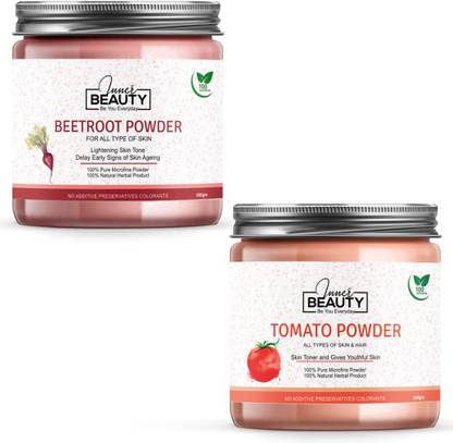 Inner Beauty 100% Natural & Pure Beetroot Powder For Deep Cleansing, Detoxifying ,Soft