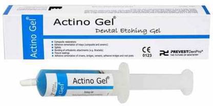 Prevest Actino Gel Dental Etching Gel Intro Pack 1x5mL Syringe Dental Dental Elevator