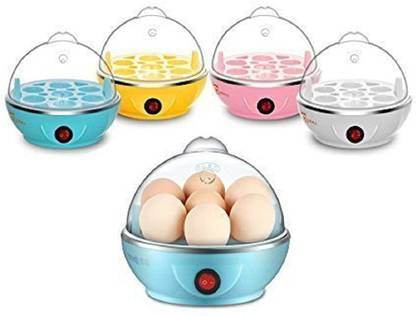 GENIYO Electric Single Layer Egg Boiler Cooker & Steamer Machine & Frying Pan Multi-Function Single Layer Electric Egg Boiler / Egg Cooker Egg Cooker