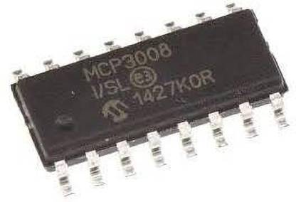 Flyrobo MCP3008 IC - (SMD Package) - 8-Channel 10-Bit ADC With SPI Interface IC Electronic Components Electronic Hobby Kit