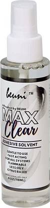 BEUNI Max Clear Tape Extension Remover (118Ml) Wig Remover for Lace Glue, Hair Extension Tape Remover, Tape in Extension Replacement Tape, Fast Effective Hair Patch Solvent Hair Gel